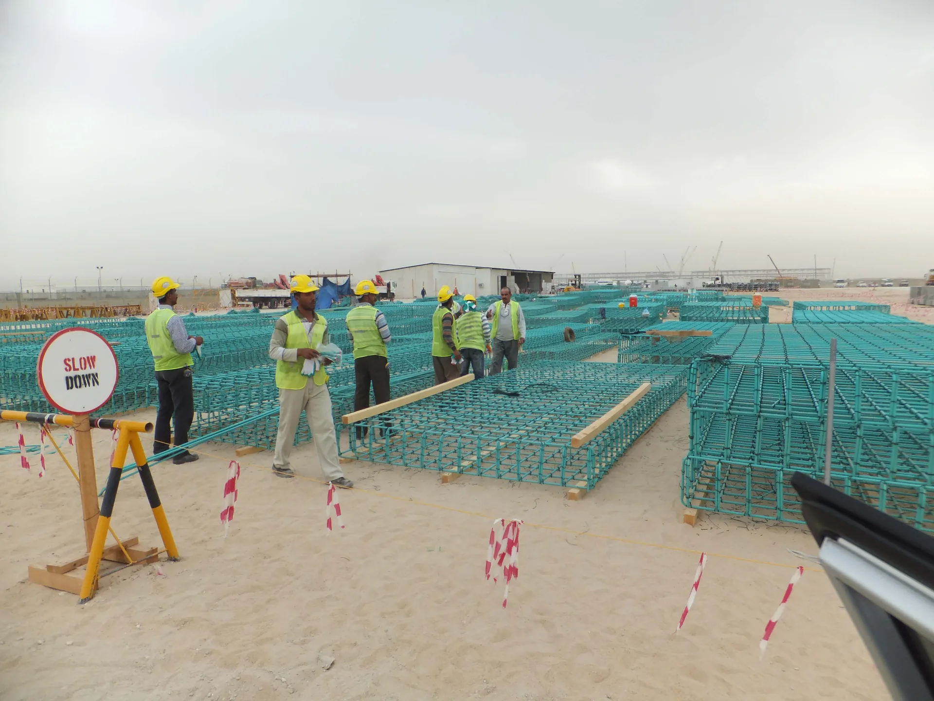 أعمال مشروع إنشاء خطوط غاز