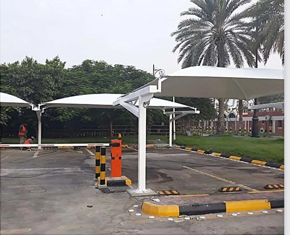 مظلات ومواقف وأعمال سفلتة لجهة حكومية